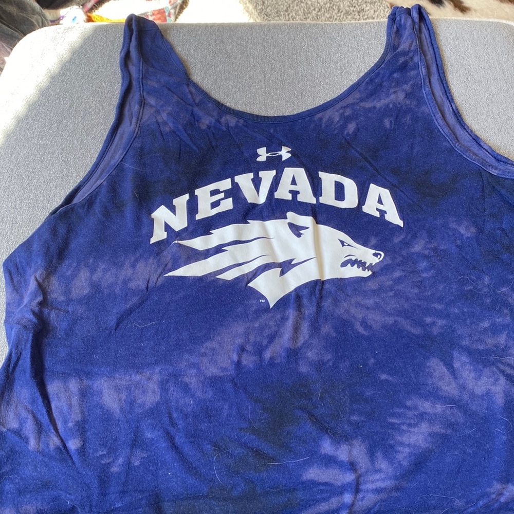Nevada Wolf pack tie die tank top. Super cute and comfortable!